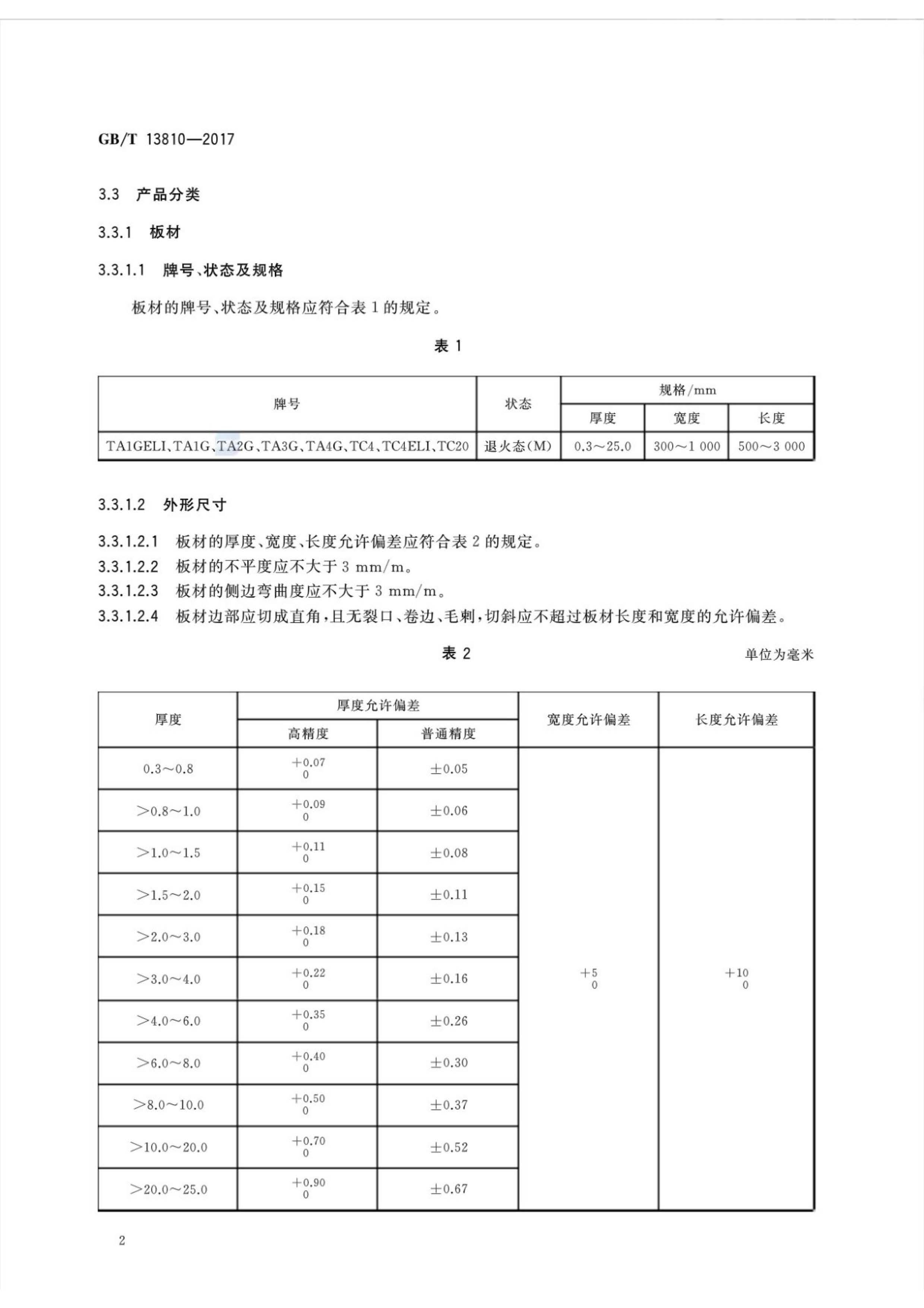 外科植入物用钛丝国家标准GB/T 13810—2017